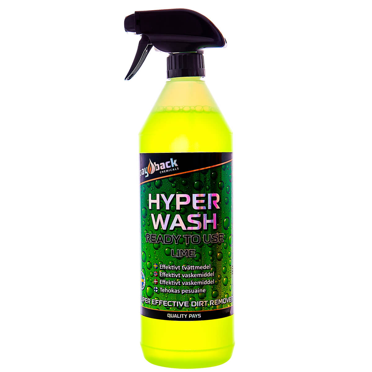 Hyper Wash Alkalisk RTU 1L Lime