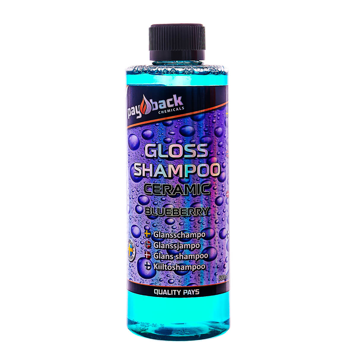 Gloss Schampoo 500ML Blåbär