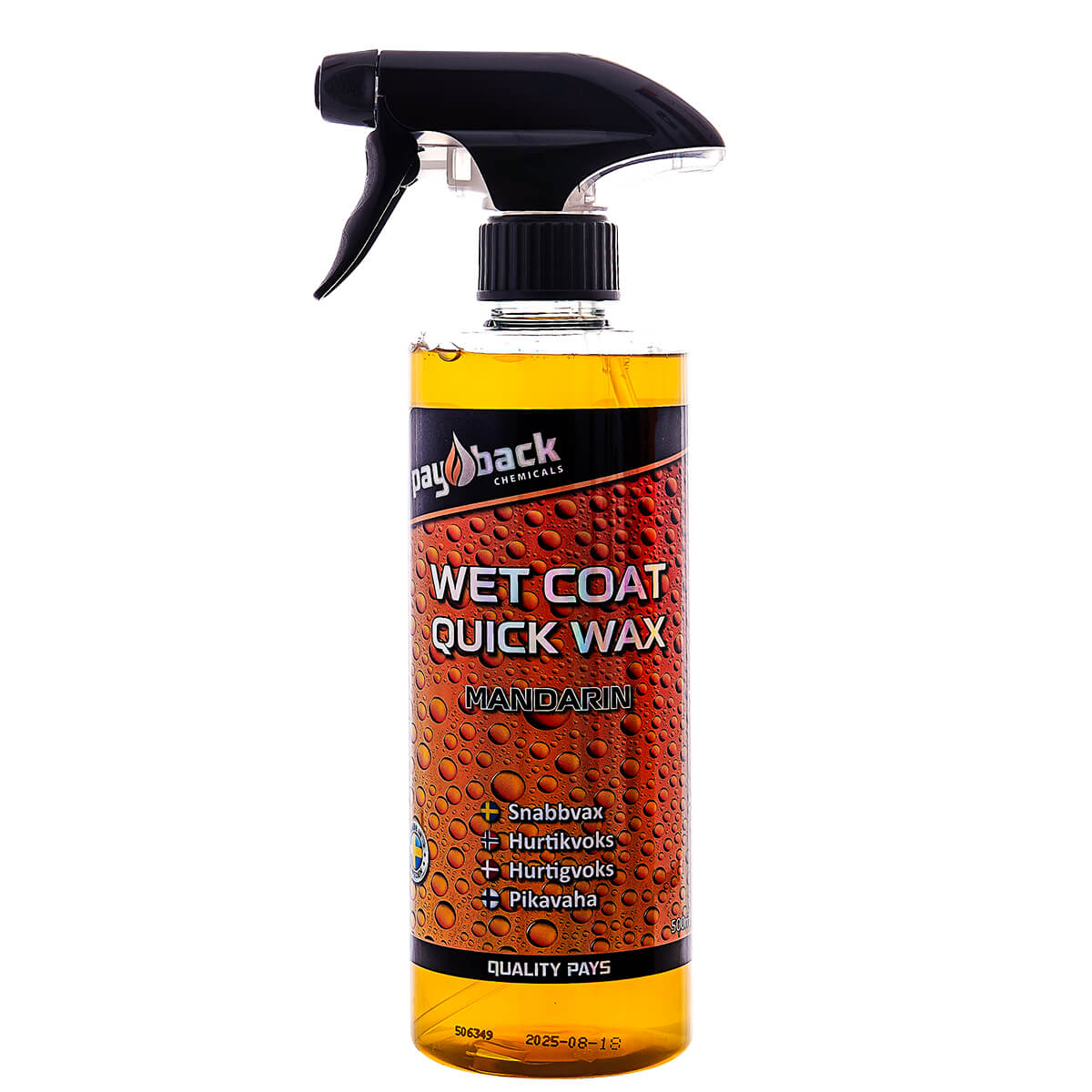 Wet Coat Sprayvax 500ML Mandarin