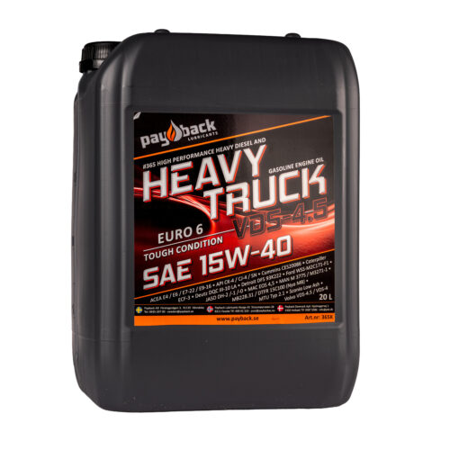 Heavy Truck 15W-40 VDS-4,5 Euro 6